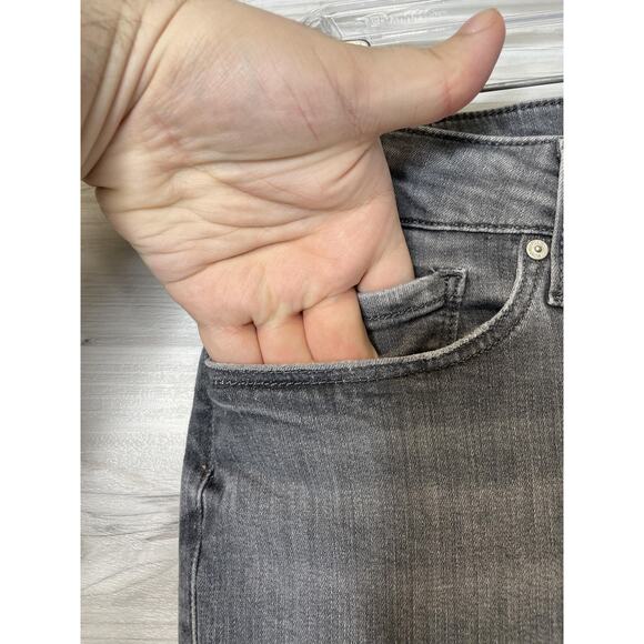 Mavi Jeans Emma Slim Boyfriend Jeans Womens 30/32 Gray Stretch Zip Fly Denim - Picture 3 of 13